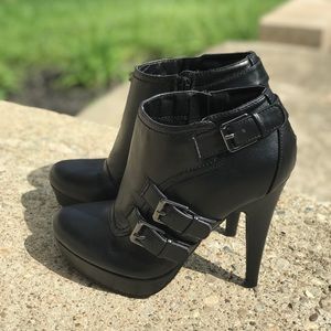 Black Booties by Guess